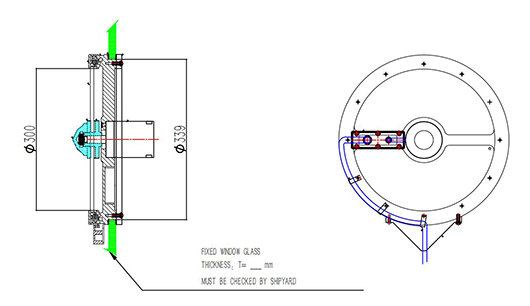 300mm Model Clear View Screen