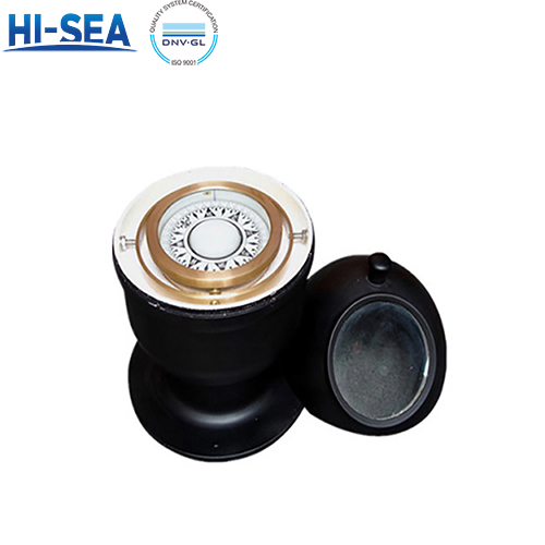 Brass Marine Magnetic Compass with Aluminum Seat