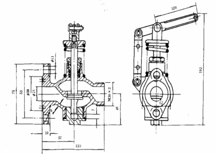 CB/T601-1992 Self Closing Valve