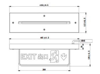 LED Exit Light