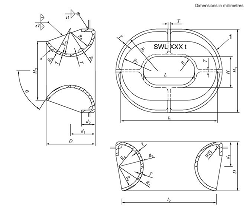 Chock Design ISO13729 Closed Chock