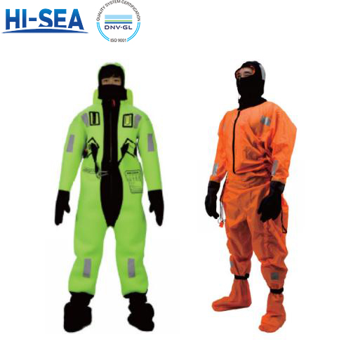 Insulated and non-insulated immersion suit 