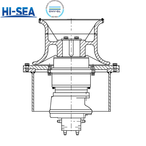 200kN Marine Hydraulic Vertical Capstan