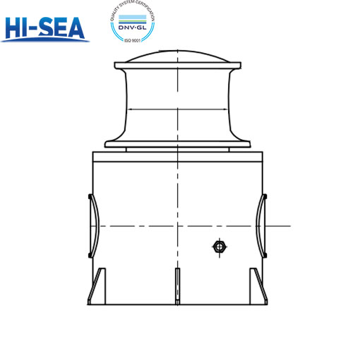 30KN Marine Hydraulic Vertical Capstan