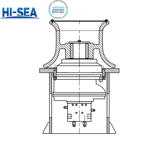 60KN Marine Hydraulic Vertical Capstan