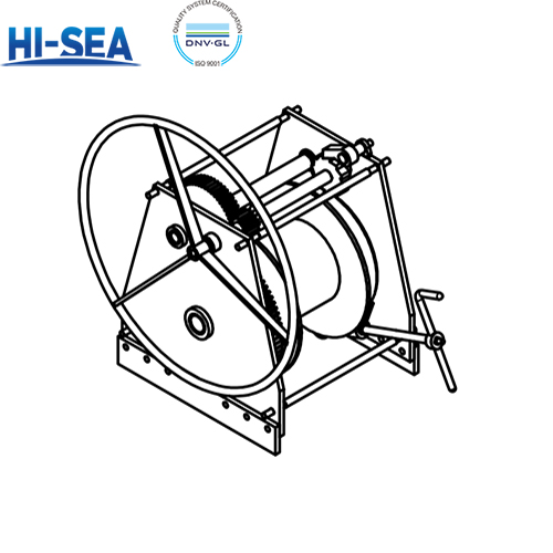 10kN Marine Hand Winch With Single Drum