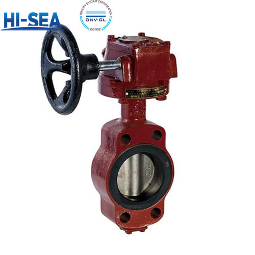 Marine butterfly valve